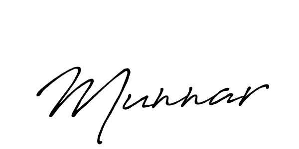 How to make Munnar signature? Antro_Vectra_Bolder is a professional autograph style. Create handwritten signature for Munnar name. Munnar signature style 7 images and pictures png