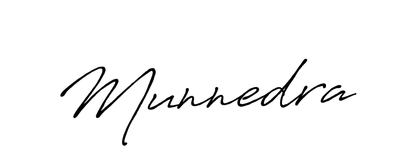 Design your own signature with our free online signature maker. With this signature software, you can create a handwritten (Antro_Vectra_Bolder) signature for name Munnedra. Munnedra signature style 7 images and pictures png