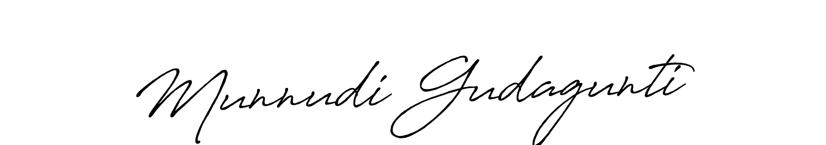 Make a short Munnudi Gudagunti signature style. Manage your documents anywhere anytime using Antro_Vectra_Bolder. Create and add eSignatures, submit forms, share and send files easily. Munnudi Gudagunti signature style 7 images and pictures png