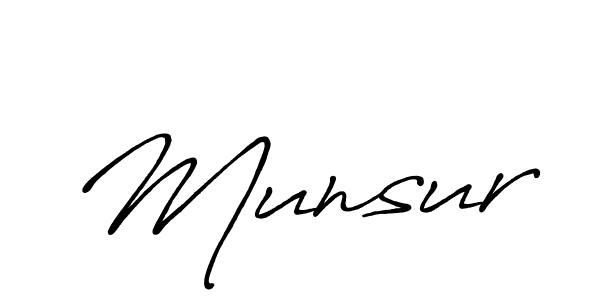 How to make Munsur signature? Antro_Vectra_Bolder is a professional autograph style. Create handwritten signature for Munsur name. Munsur signature style 7 images and pictures png