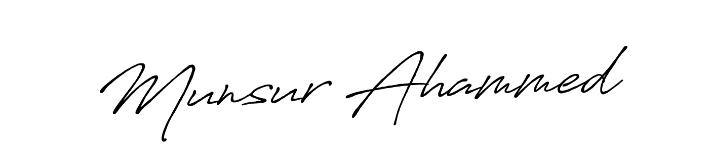 Use a signature maker to create a handwritten signature online. With this signature software, you can design (Antro_Vectra_Bolder) your own signature for name Munsur Ahammed. Munsur Ahammed signature style 7 images and pictures png