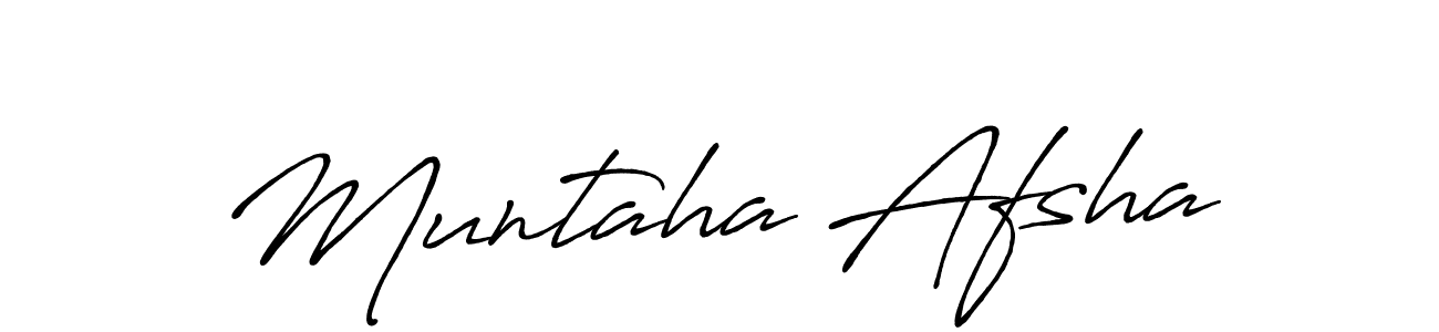 Also we have Muntaha Afsha name is the best signature style. Create professional handwritten signature collection using Antro_Vectra_Bolder autograph style. Muntaha Afsha signature style 7 images and pictures png