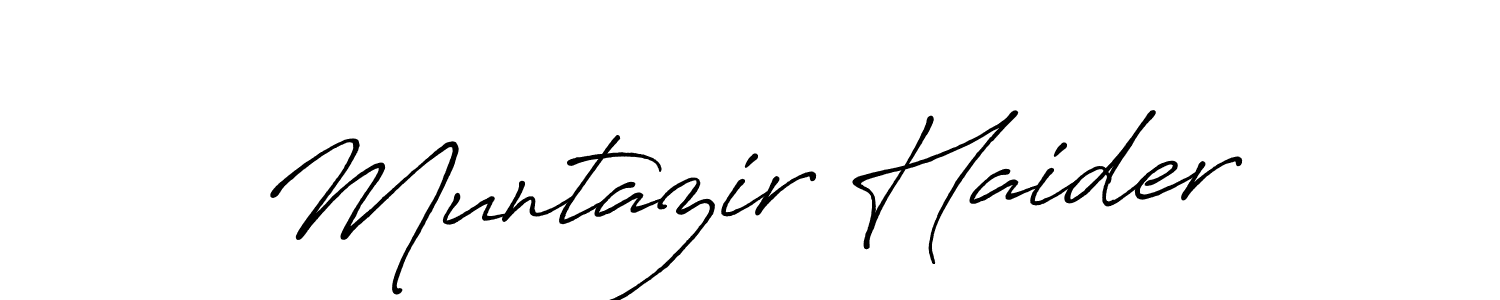 Antro_Vectra_Bolder is a professional signature style that is perfect for those who want to add a touch of class to their signature. It is also a great choice for those who want to make their signature more unique. Get Muntazir Haider name to fancy signature for free. Muntazir Haider signature style 7 images and pictures png