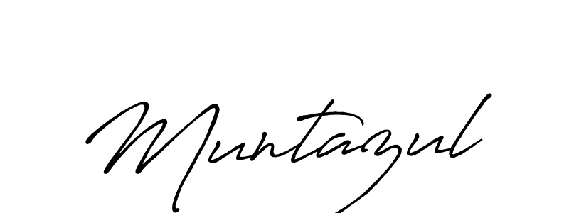 Design your own signature with our free online signature maker. With this signature software, you can create a handwritten (Antro_Vectra_Bolder) signature for name Muntazul. Muntazul signature style 7 images and pictures png