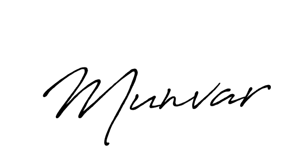 It looks lik you need a new signature style for name Munvar. Design unique handwritten (Antro_Vectra_Bolder) signature with our free signature maker in just a few clicks. Munvar signature style 7 images and pictures png