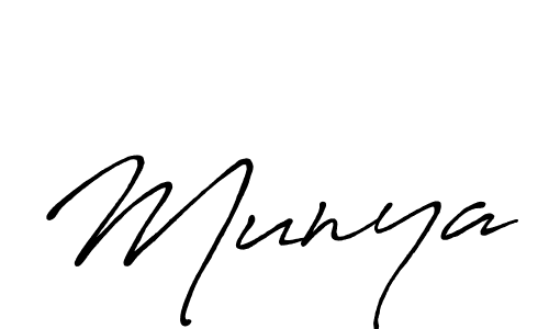 How to Draw Munya signature style? Antro_Vectra_Bolder is a latest design signature styles for name Munya. Munya signature style 7 images and pictures png