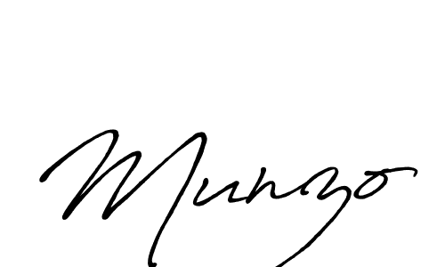 Also we have Munzo name is the best signature style. Create professional handwritten signature collection using Antro_Vectra_Bolder autograph style. Munzo signature style 7 images and pictures png