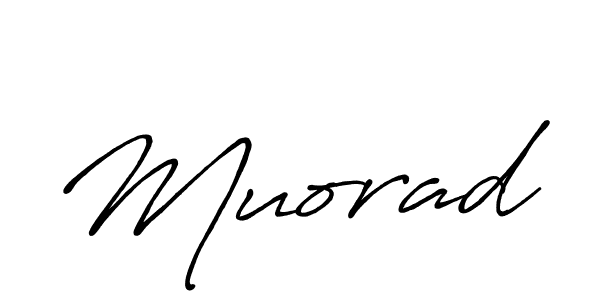 Design your own signature with our free online signature maker. With this signature software, you can create a handwritten (Antro_Vectra_Bolder) signature for name Muorad. Muorad signature style 7 images and pictures png