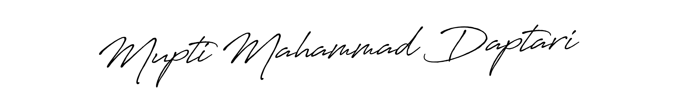 Similarly Antro_Vectra_Bolder is the best handwritten signature design. Signature creator online .You can use it as an online autograph creator for name Mupti Mahammad Daptari. Mupti Mahammad Daptari signature style 7 images and pictures png