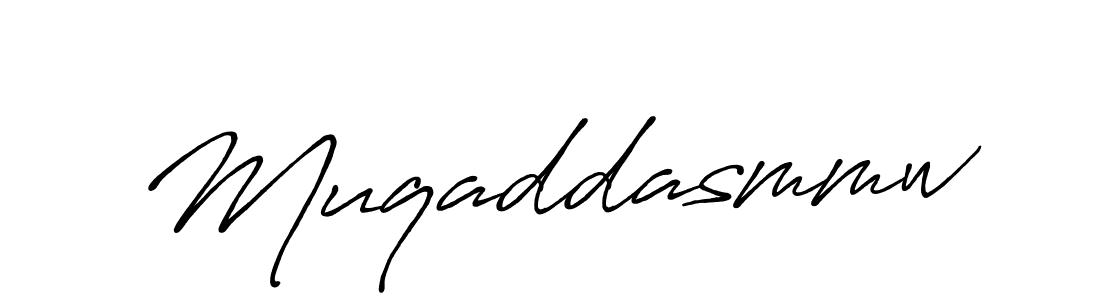 You should practise on your own different ways (Antro_Vectra_Bolder) to write your name (Muqaddasmmw) in signature. don't let someone else do it for you. Muqaddasmmw signature style 7 images and pictures png