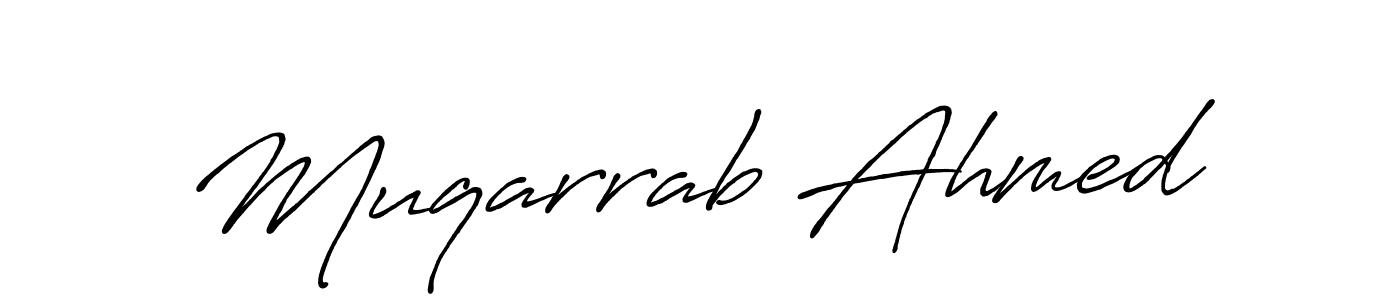 Once you've used our free online signature maker to create your best signature Antro_Vectra_Bolder style, it's time to enjoy all of the benefits that Muqarrab Ahmed name signing documents. Muqarrab Ahmed signature style 7 images and pictures png