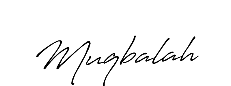 Antro_Vectra_Bolder is a professional signature style that is perfect for those who want to add a touch of class to their signature. It is also a great choice for those who want to make their signature more unique. Get Muqbalah name to fancy signature for free. Muqbalah signature style 7 images and pictures png