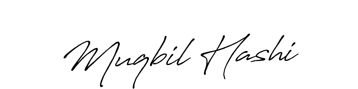 It looks lik you need a new signature style for name Muqbil Hashi. Design unique handwritten (Antro_Vectra_Bolder) signature with our free signature maker in just a few clicks. Muqbil Hashi signature style 7 images and pictures png