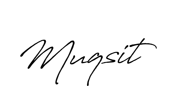 Muqsit stylish signature style. Best Handwritten Sign (Antro_Vectra_Bolder) for my name. Handwritten Signature Collection Ideas for my name Muqsit. Muqsit signature style 7 images and pictures png