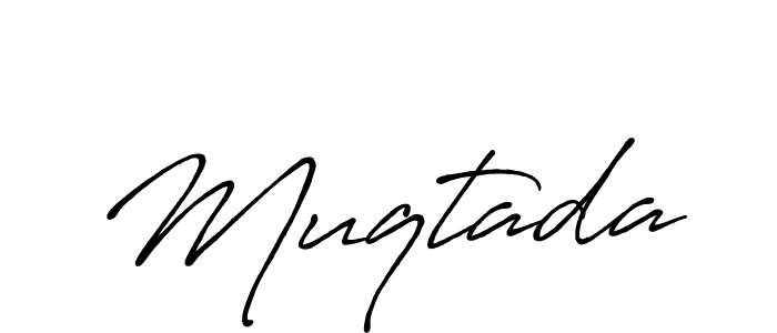 Muqtada stylish signature style. Best Handwritten Sign (Antro_Vectra_Bolder) for my name. Handwritten Signature Collection Ideas for my name Muqtada. Muqtada signature style 7 images and pictures png