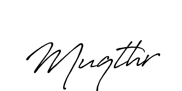 Similarly Antro_Vectra_Bolder is the best handwritten signature design. Signature creator online .You can use it as an online autograph creator for name Muqthr. Muqthr signature style 7 images and pictures png