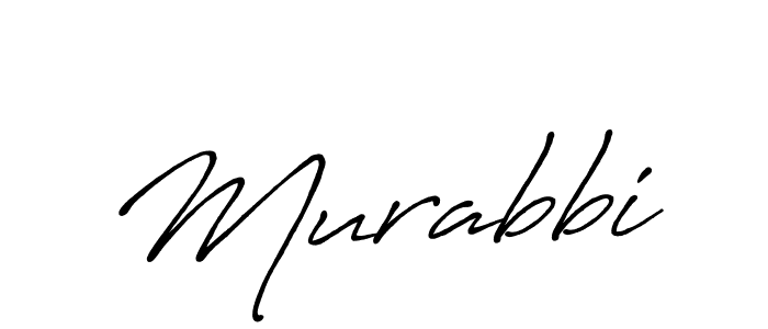 Murabbi stylish signature style. Best Handwritten Sign (Antro_Vectra_Bolder) for my name. Handwritten Signature Collection Ideas for my name Murabbi. Murabbi signature style 7 images and pictures png