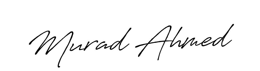 How to make Murad Ahmed signature? Antro_Vectra_Bolder is a professional autograph style. Create handwritten signature for Murad Ahmed name. Murad Ahmed signature style 7 images and pictures png