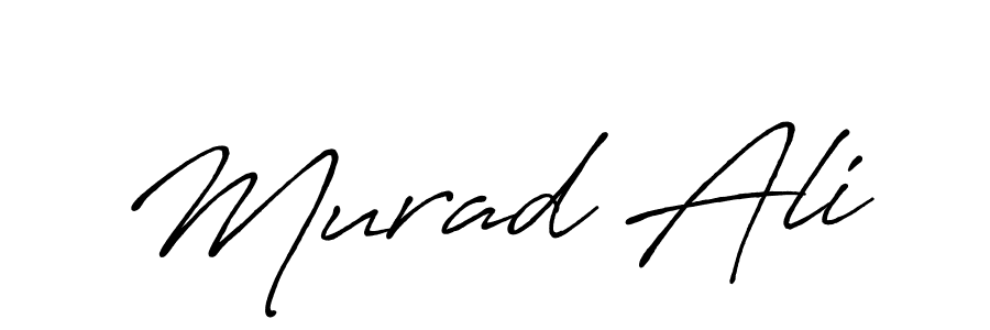 Make a beautiful signature design for name Murad Ali. With this signature (Antro_Vectra_Bolder) style, you can create a handwritten signature for free. Murad Ali signature style 7 images and pictures png