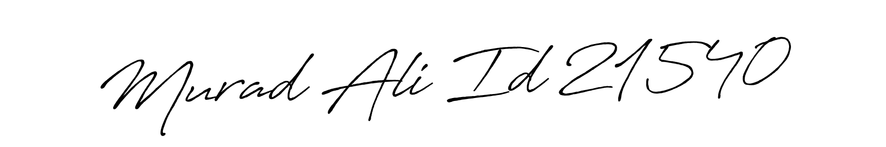 How to make Murad Ali Id 21540 name signature. Use Antro_Vectra_Bolder style for creating short signs online. This is the latest handwritten sign. Murad Ali Id 21540 signature style 7 images and pictures png