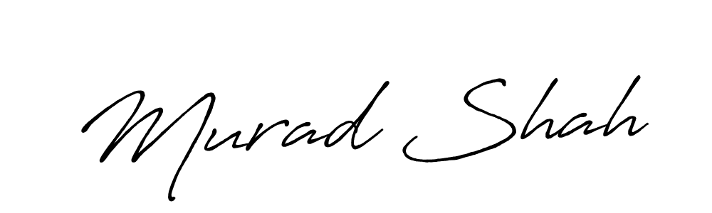 Design your own signature with our free online signature maker. With this signature software, you can create a handwritten (Antro_Vectra_Bolder) signature for name Murad Shah. Murad Shah signature style 7 images and pictures png
