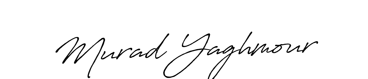 Murad Yaghmour stylish signature style. Best Handwritten Sign (Antro_Vectra_Bolder) for my name. Handwritten Signature Collection Ideas for my name Murad Yaghmour. Murad Yaghmour signature style 7 images and pictures png