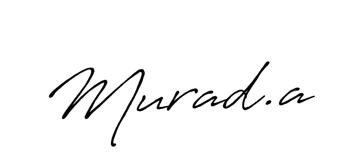 How to make Murad.a signature? Antro_Vectra_Bolder is a professional autograph style. Create handwritten signature for Murad.a name. Murad.a signature style 7 images and pictures png