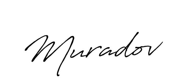 How to make Muradov signature? Antro_Vectra_Bolder is a professional autograph style. Create handwritten signature for Muradov name. Muradov signature style 7 images and pictures png