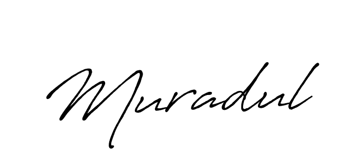 Make a beautiful signature design for name Muradul. With this signature (Antro_Vectra_Bolder) style, you can create a handwritten signature for free. Muradul signature style 7 images and pictures png