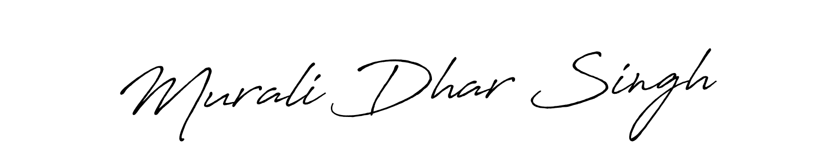 You can use this online signature creator to create a handwritten signature for the name Murali Dhar Singh. This is the best online autograph maker. Murali Dhar Singh signature style 7 images and pictures png