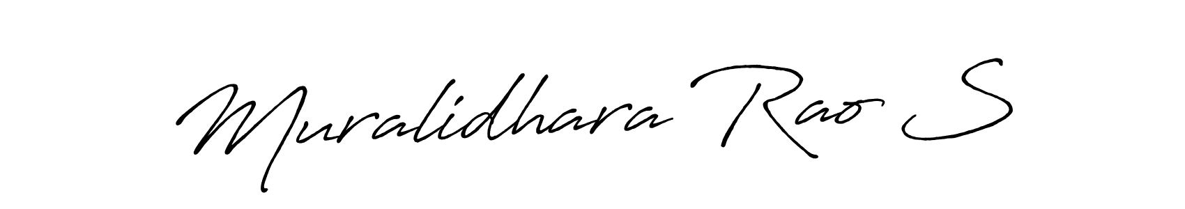 Make a short Muralidhara Rao S signature style. Manage your documents anywhere anytime using Antro_Vectra_Bolder. Create and add eSignatures, submit forms, share and send files easily. Muralidhara Rao S signature style 7 images and pictures png