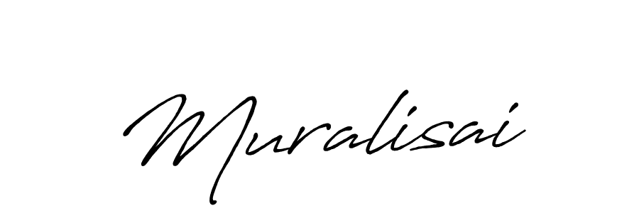 It looks lik you need a new signature style for name Muralisai. Design unique handwritten (Antro_Vectra_Bolder) signature with our free signature maker in just a few clicks. Muralisai signature style 7 images and pictures png