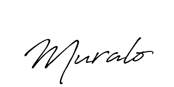 Also we have Muralo name is the best signature style. Create professional handwritten signature collection using Antro_Vectra_Bolder autograph style. Muralo signature style 7 images and pictures png