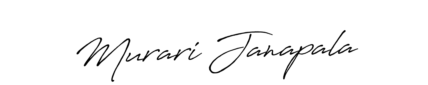 You should practise on your own different ways (Antro_Vectra_Bolder) to write your name (Murari Janapala) in signature. don't let someone else do it for you. Murari Janapala signature style 7 images and pictures png