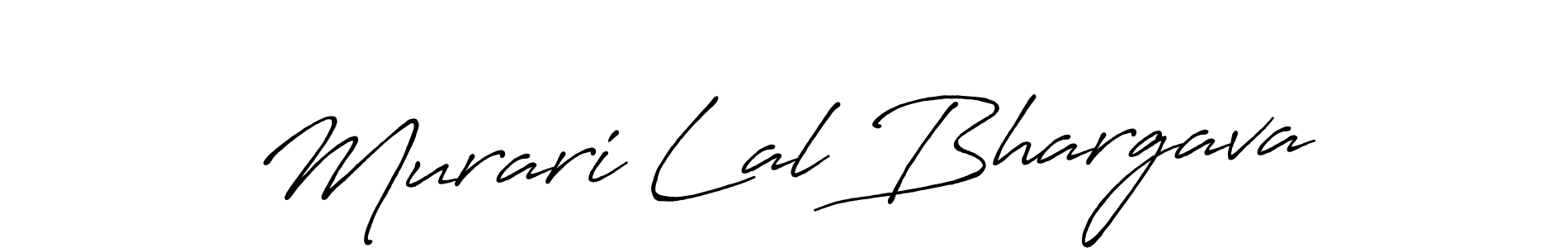 Also You can easily find your signature by using the search form. We will create Murari Lal Bhargava name handwritten signature images for you free of cost using Antro_Vectra_Bolder sign style. Murari Lal Bhargava signature style 7 images and pictures png