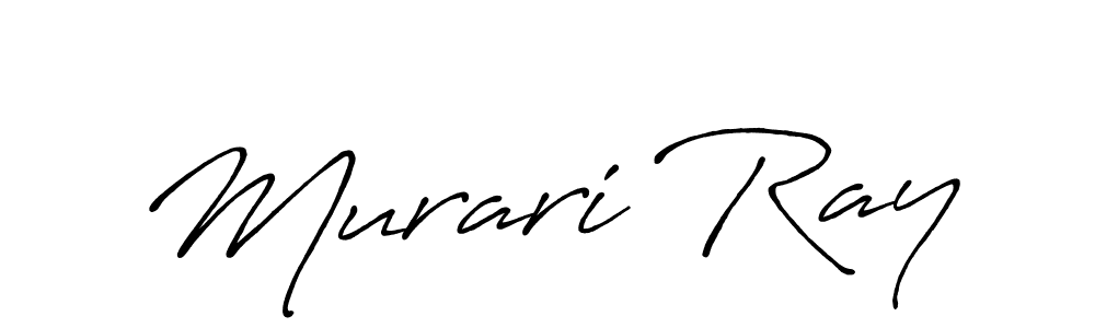 Make a beautiful signature design for name Murari Ray. With this signature (Antro_Vectra_Bolder) style, you can create a handwritten signature for free. Murari Ray signature style 7 images and pictures png