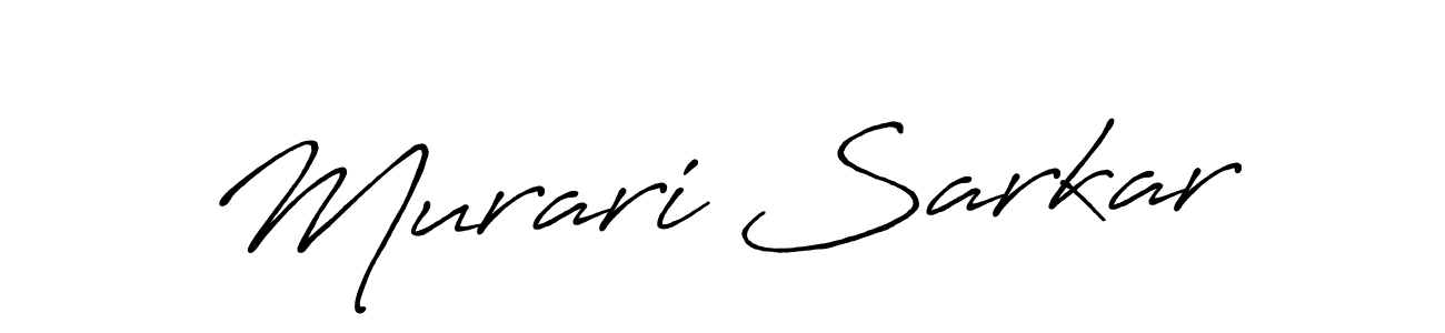 Make a beautiful signature design for name Murari Sarkar. With this signature (Antro_Vectra_Bolder) style, you can create a handwritten signature for free. Murari Sarkar signature style 7 images and pictures png