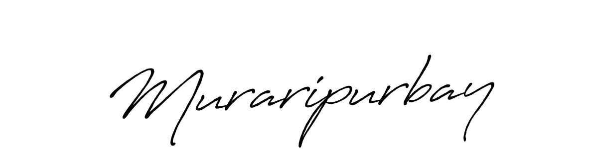 How to make Muraripurbay signature? Antro_Vectra_Bolder is a professional autograph style. Create handwritten signature for Muraripurbay name. Muraripurbay signature style 7 images and pictures png