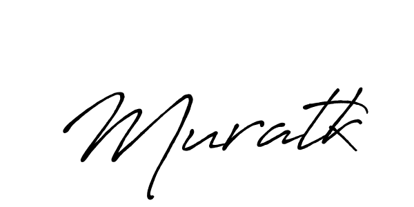 How to make Muratk name signature. Use Antro_Vectra_Bolder style for creating short signs online. This is the latest handwritten sign. Muratk signature style 7 images and pictures png