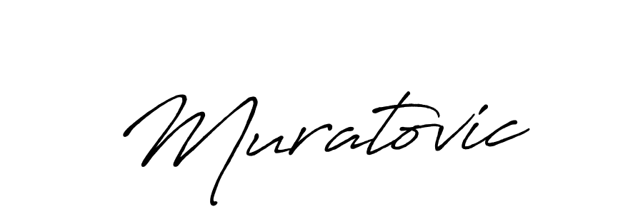 Use a signature maker to create a handwritten signature online. With this signature software, you can design (Antro_Vectra_Bolder) your own signature for name Muratovic. Muratovic signature style 7 images and pictures png