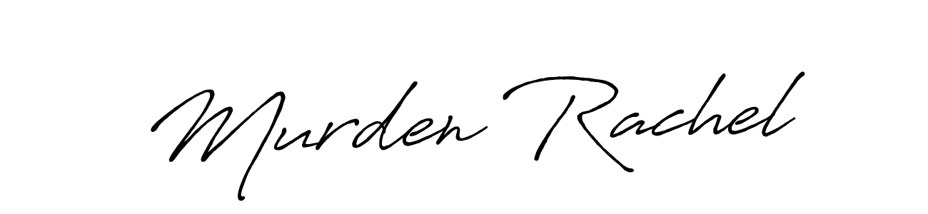 Make a beautiful signature design for name Murden Rachel. Use this online signature maker to create a handwritten signature for free. Murden Rachel signature style 7 images and pictures png