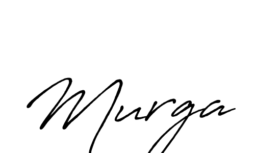 Create a beautiful signature design for name Murga. With this signature (Antro_Vectra_Bolder) fonts, you can make a handwritten signature for free. Murga signature style 7 images and pictures png