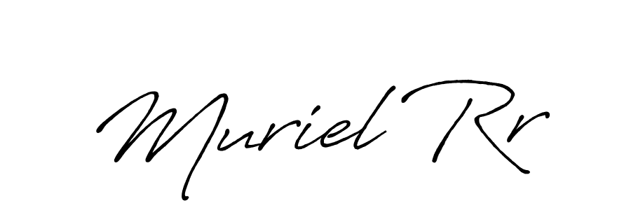 How to Draw Muriel Rr signature style? Antro_Vectra_Bolder is a latest design signature styles for name Muriel Rr. Muriel Rr signature style 7 images and pictures png