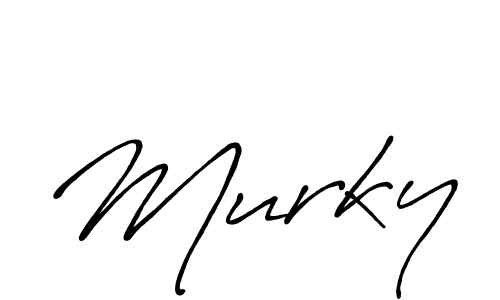 Make a beautiful signature design for name Murky. With this signature (Antro_Vectra_Bolder) style, you can create a handwritten signature for free. Murky signature style 7 images and pictures png