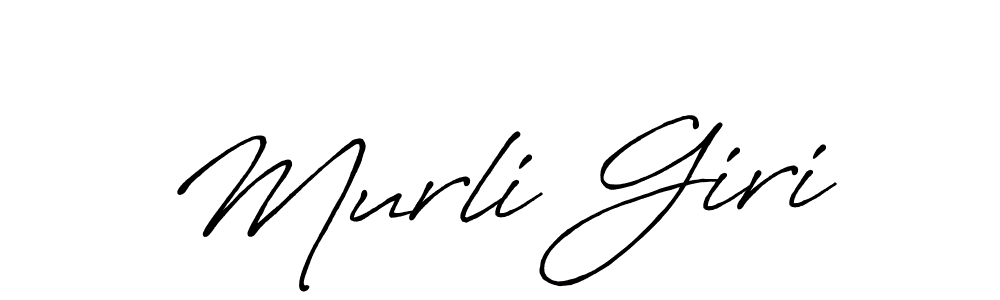 Similarly Antro_Vectra_Bolder is the best handwritten signature design. Signature creator online .You can use it as an online autograph creator for name Murli Giri. Murli Giri signature style 7 images and pictures png