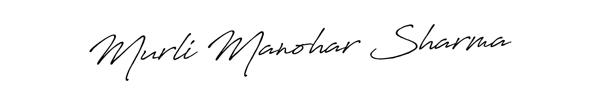 Make a short Murli Manohar Sharma signature style. Manage your documents anywhere anytime using Antro_Vectra_Bolder. Create and add eSignatures, submit forms, share and send files easily. Murli Manohar Sharma signature style 7 images and pictures png