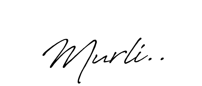 Make a short Murli.. signature style. Manage your documents anywhere anytime using Antro_Vectra_Bolder. Create and add eSignatures, submit forms, share and send files easily. Murli.. signature style 7 images and pictures png