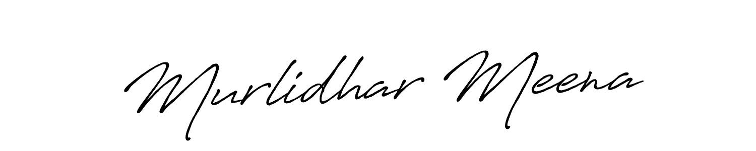 The best way (Antro_Vectra_Bolder) to make a short signature is to pick only two or three words in your name. The name Murlidhar Meena include a total of six letters. For converting this name. Murlidhar Meena signature style 7 images and pictures png