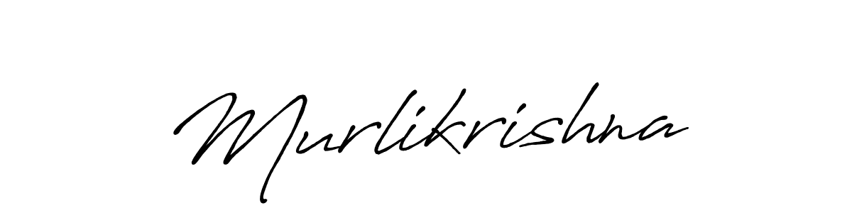 How to Draw Murlikrishna signature style? Antro_Vectra_Bolder is a latest design signature styles for name Murlikrishna. Murlikrishna signature style 7 images and pictures png