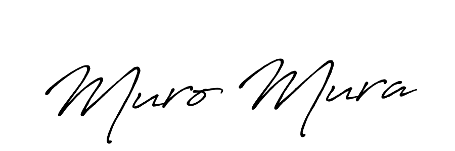 Create a beautiful signature design for name Muro Mura. With this signature (Antro_Vectra_Bolder) fonts, you can make a handwritten signature for free. Muro Mura signature style 7 images and pictures png